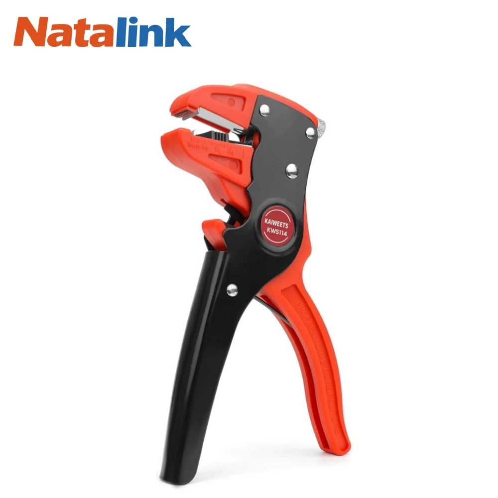 Automatic Wire Stripper and Cutter 2 in 1 Adjustable 10-24 AWG Electrical Cable Stripping Tool
