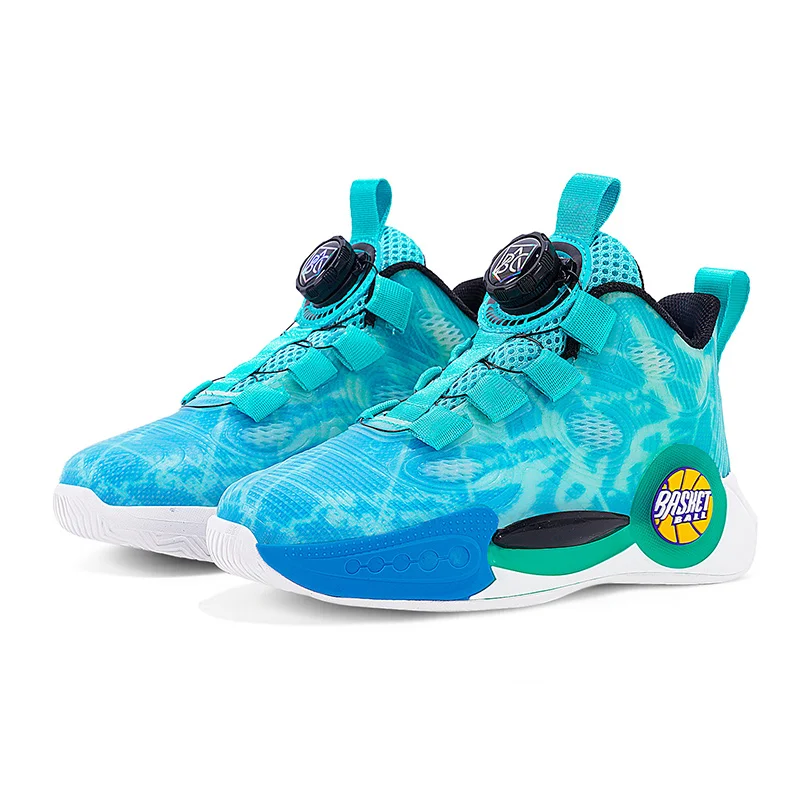 Luminous Lighted Rotating Children Basketball Shoes Comfortable for Boys Sneakers Anti Slip Wear-resistant Outdoor Sports Shoes