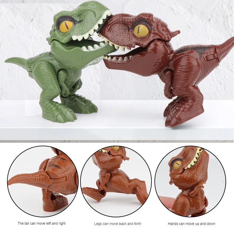 Children Jurassic Finger Biting Dinosaur Egg Toys for Boys Tyrannosaurus Pterosaur Tricky Interactive Animal Dino Model Toy Gift 2