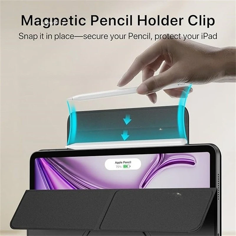 Premium Magnetic Foldable Flip Case - Durable Protective Tablet Cover (12.5 Inch)