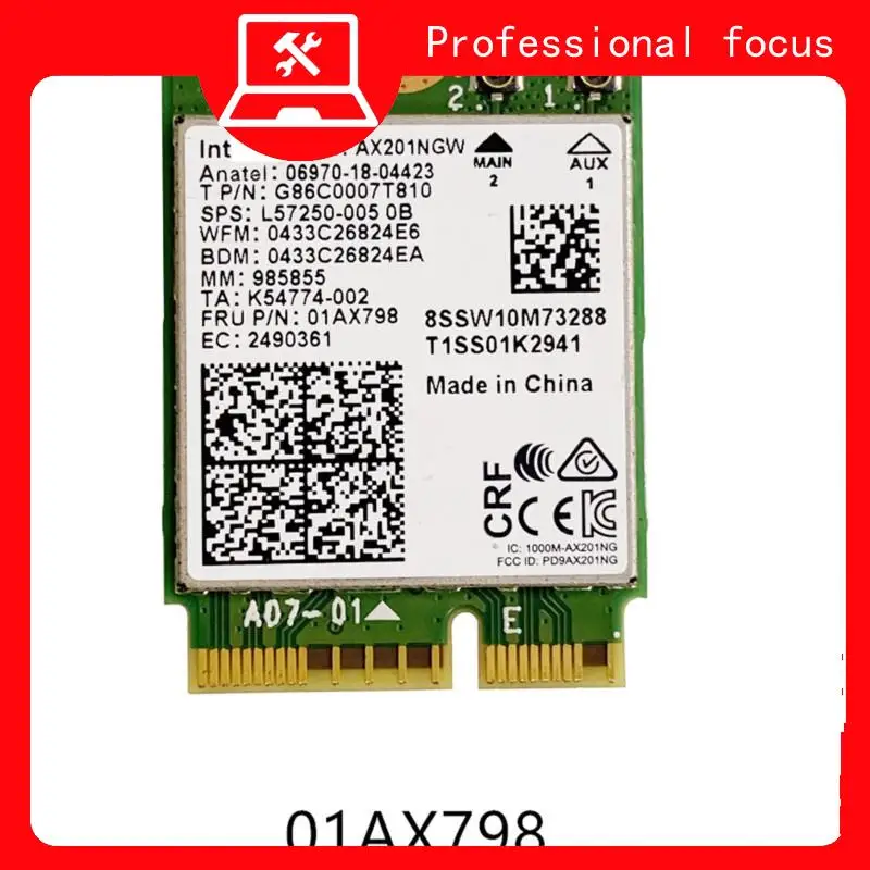 

FOR Lenovo V14 V15 E14 E15 Yoga S740 S340 S540 3 ideapad Flex 5 Series Intel AX201NGW WiFi 01AX798 SW10M73288 Fast Ship