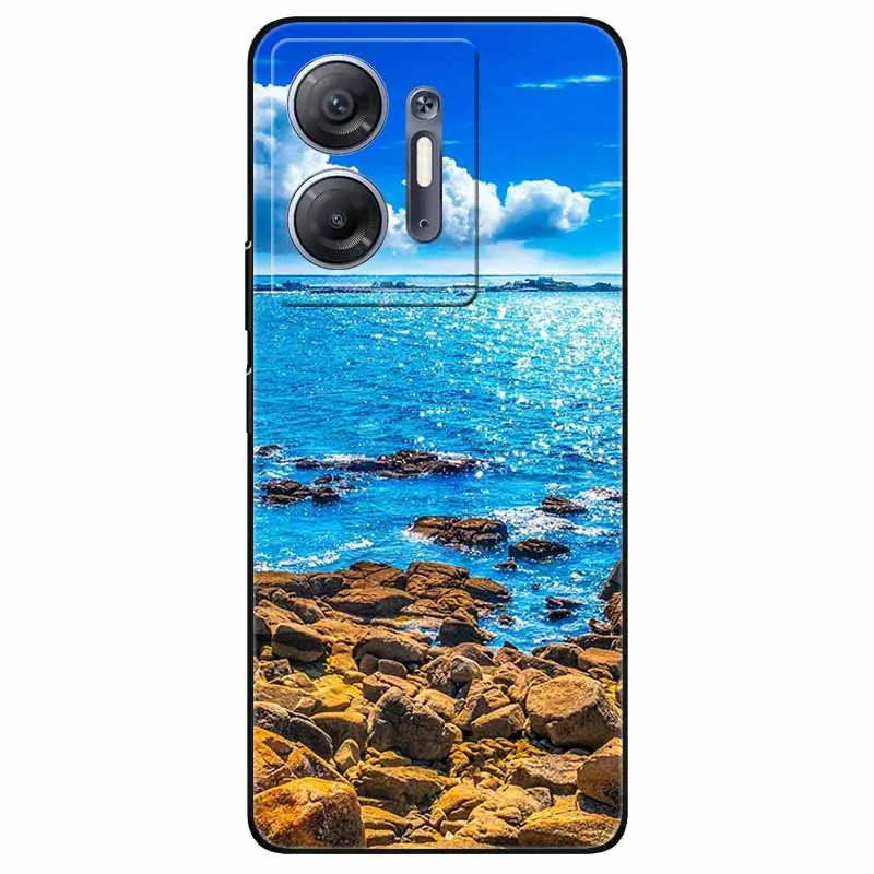 Lovely Silicone TPU Soft Phone Cover - Shockproof  Shell with Cute Cat Design