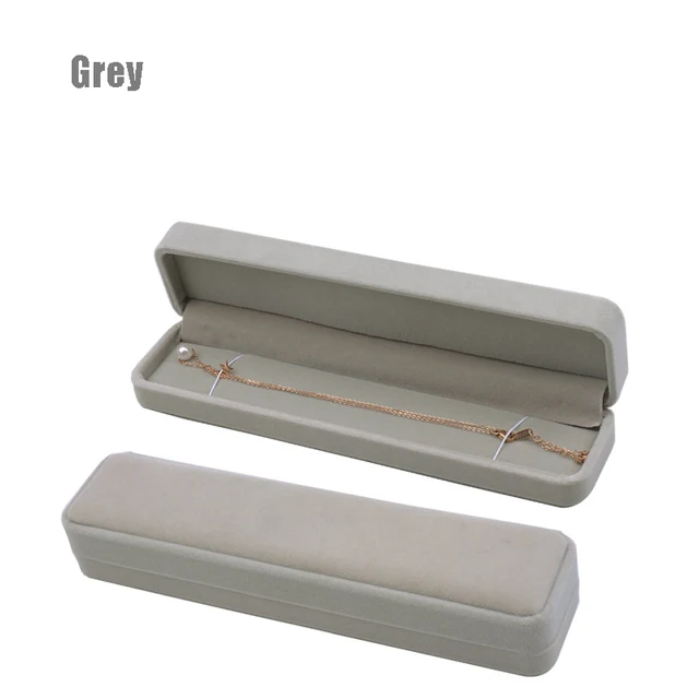 2022 PU Leather Necklace Long Chain Box Bracelet Jewelry Storage Case