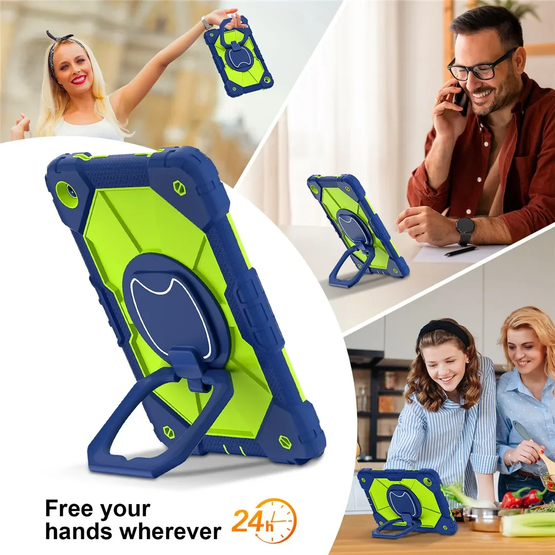 Kids Case For Samsung Galaxy Tab A9 Plus 11 inch 2023 X210/X215 216 Tab S11 A8 10.5 A11 Tablet Kickstand Shockproof Rugged Cover — view 4