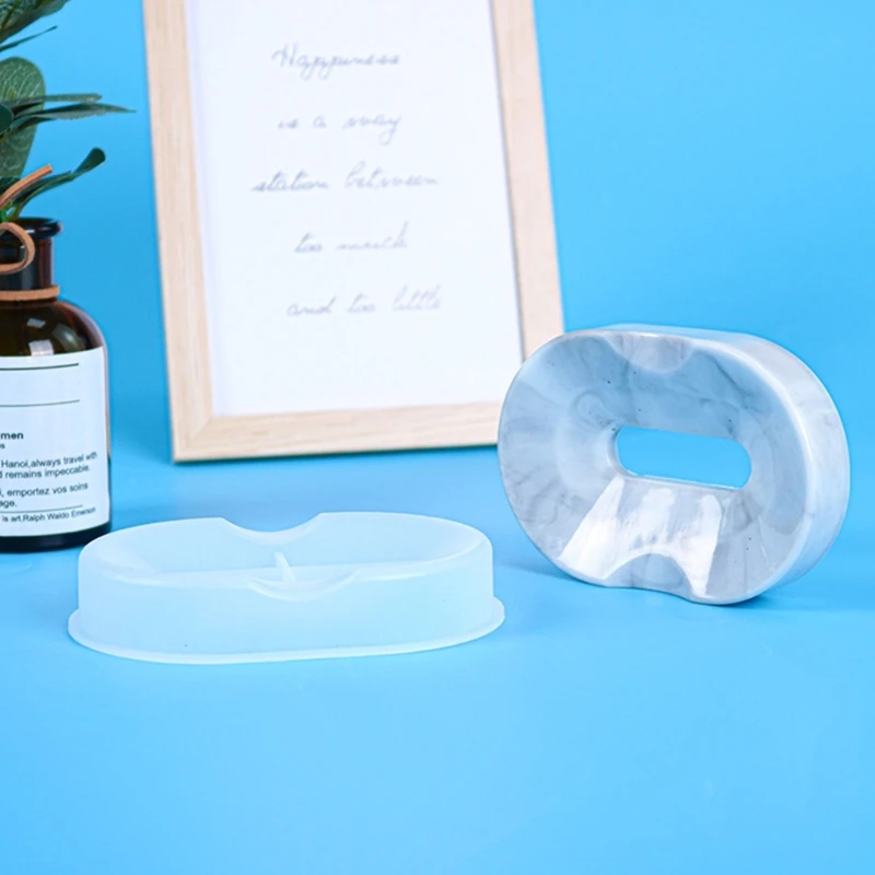 Soap Container Epoxy Resin Molds Soap Dish Silicone Moulds for DIY Casting Mold