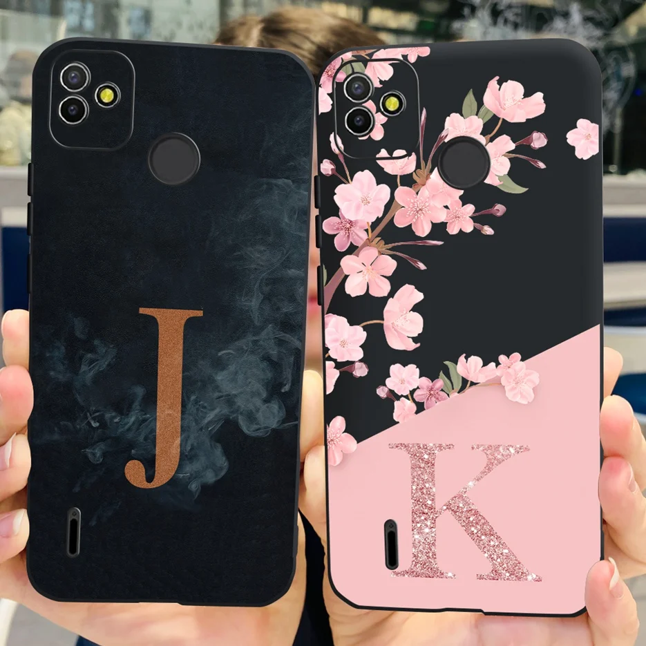 Per Tecno Pop 5 Case Bd2 Bd2P Elegante Lettere Cover Posteriore Custodia Antiurto Per Telefono Per Tenco Pop 4 Pop4 Pop5 Soft Fundas Full Bumper