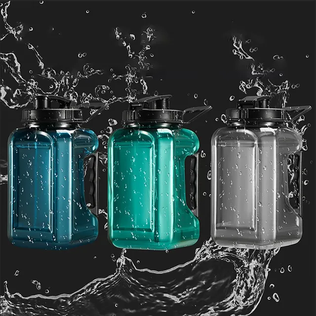 Sports Water Bottle GYM BPA Free Portable Leak-proof Kettle 2.4 Liters For Man ​With Fitness Plastic Large Capacity Water Bottle 3