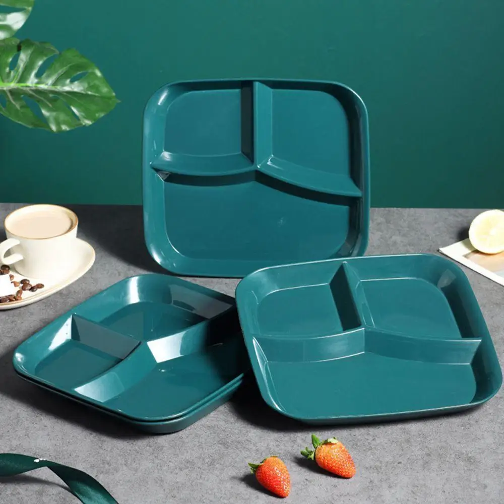 1Pc Diet Portion Control Tray For Portioned Eating PP Dinner Plate For Portion Control Diet Portion Control Plate 6
