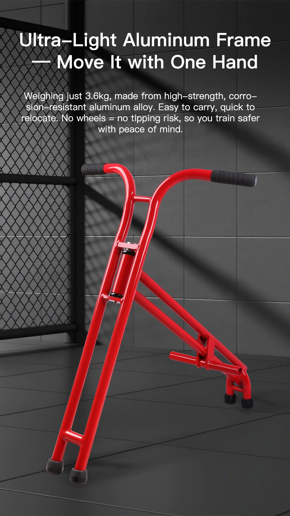 BOLANY Trial Bike Training Ständer Rahmen Aluminiumlegierung Fahrradrahmen für Karosseriepositionierung Bike Trials Trial Riding Training Tools – Detail 5