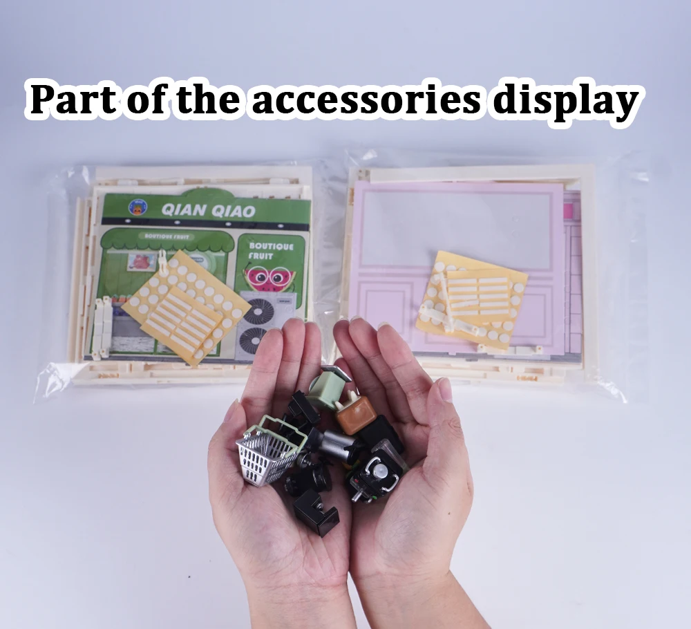 1:12 Dollhouse Miniature DIY Milk Tea Coffee Super Shop Series Furniture Bakery Fruit Set Micro House Kitchen Toy Gift 5