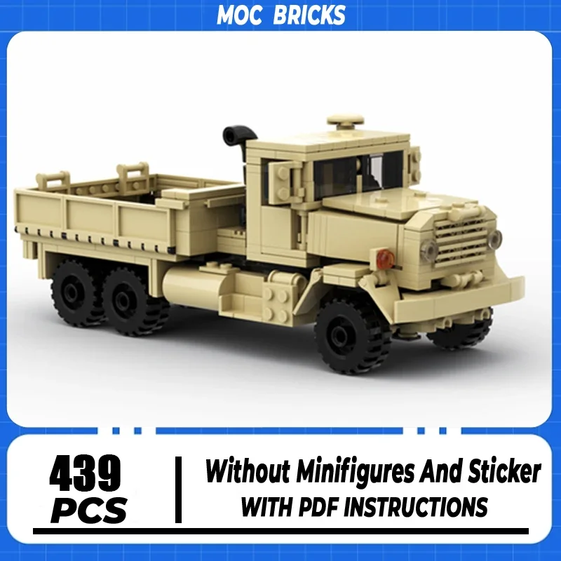 

Moc Building Bricks Military Model M939 Cargo 6x6 US Army Vehicles Technology Modular Blocks Toys Assembly Brick Holiday Gifts