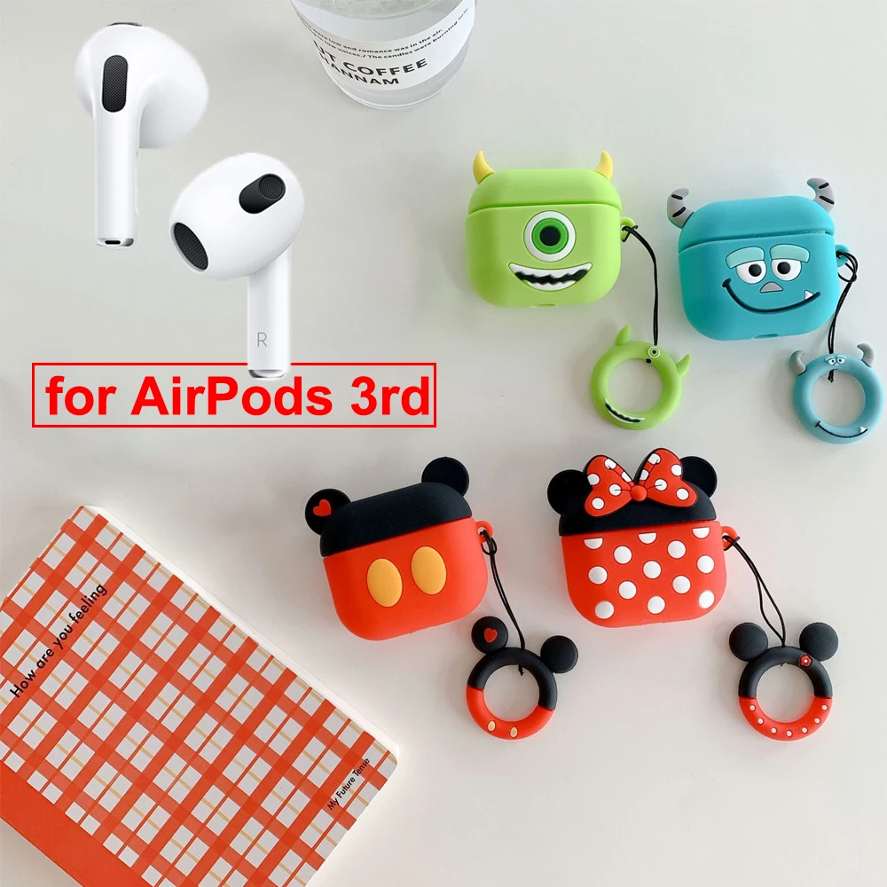 Милый мультяшный чехол для Apple AirPods 3-го поколения 1 2 3 Pro беспроводного телефона |