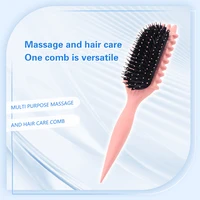 Curly Hair Hairdressing Comb Women Detangling Combs Professional Hair Straightening Scalp Massager Combs Candy Brush Tools 2