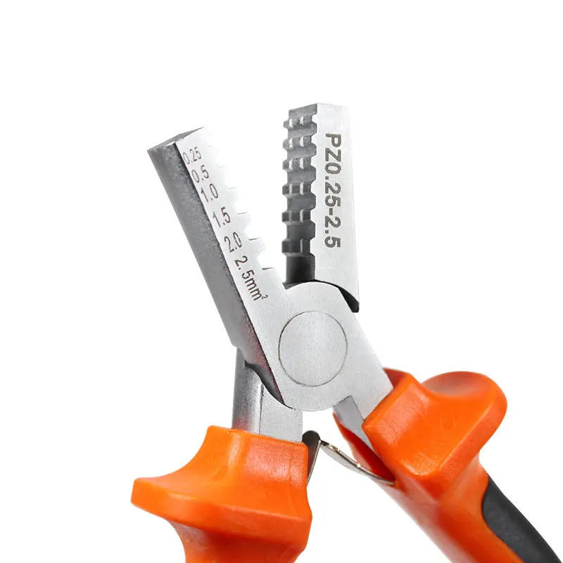 YMYP Pinza Crimpatrice Per Ferule 0,25-10 Mm², Pinza Quadrata Con Spelafili E Kit Di Manicotti Terminali Da 1900 Pz - Foto 3