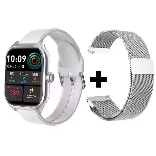 Nuevo reloj inteligente 2026 para teléfono Android IOS pantalla a Color de 2,01 pulgadas Bluetooth llamada oxígeno en sangre/Monitor de presión reloj inteligente mujeres hombres