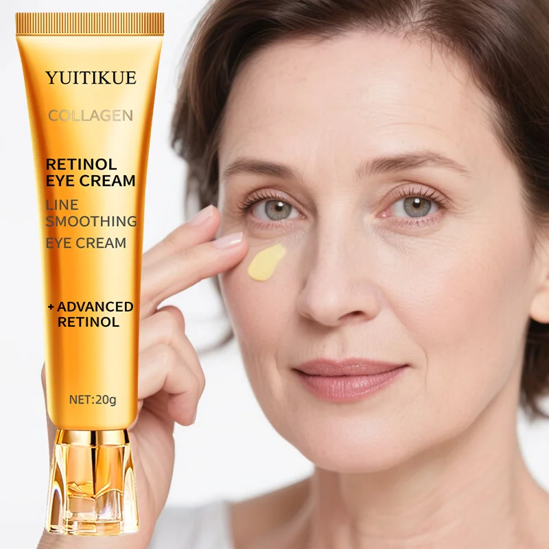 Retinol Eye Cream - Contains Collagen Lightweight texture, deeply moisturizing, firm, non-greasy, easy to apply, suitable for al