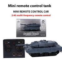 New Remote Control Tracked Tank 777-584 Mini Rc Tank Combat Military Tank Model Simulation Tiger Tank Popular Toy Puzzle Toy Boy 1