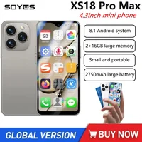 SOYES XS18 Pro Max Mini Phone 4.3Inch 2GB RAM+16GB ROM 4G Network 2750mAh Mobile phones Google Play Store Dual SIM Cellphones 1