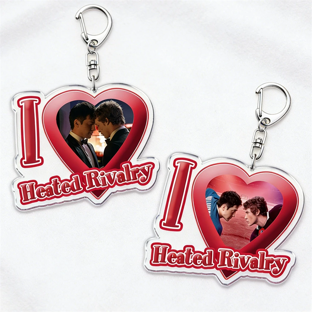 Heated Rivalry Heart Keychain - TV Show Inspired Jewelry Gift