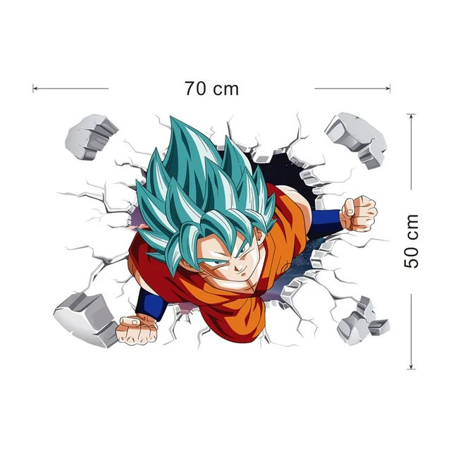 Autocolante de parede Son Goku, Dragon Ball