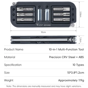 WEST BIKING Bike Tool Kit 3