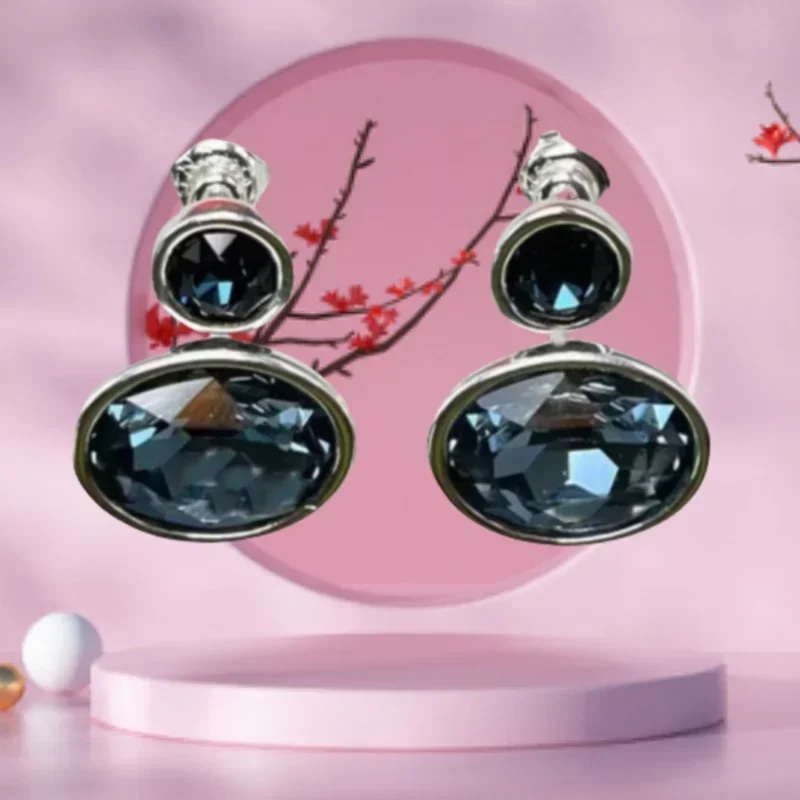 Elegant Silver Charm Earrings – Stylish Women's Jewelry Gift