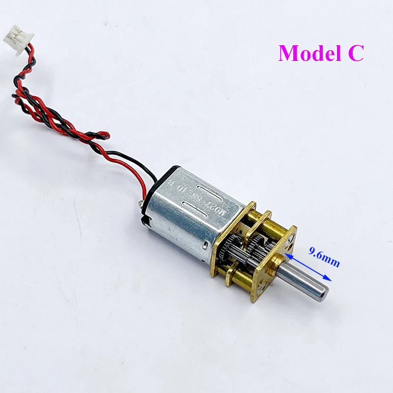 Moteur à Engrenages N20 DC 3V 3 Tr/min - Moteur Métallique Miniature à Couple Élevé Pour Projets DIY