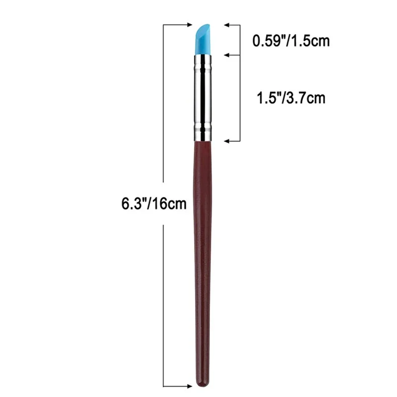 Clay Sculpting Tools Polymer Clay Tools Pottery Sculpting Tools Pottery Tools Clay Craft Tool 5PCS Silicone Clay Sculpting Tool for Brush Modeling Dotting Nail Art Pottery Clay Tool DIY Carving