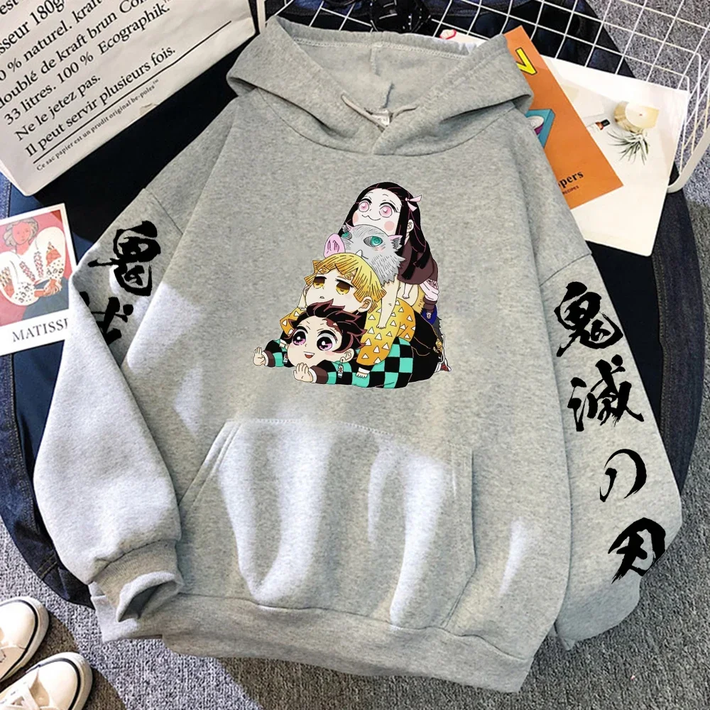 

Demon Slayer Anime Cute Character Printed Men Hoody Creativity Oversize Sweatshirt Fashion Casual Long Sleeves Autumn Man Hoodie