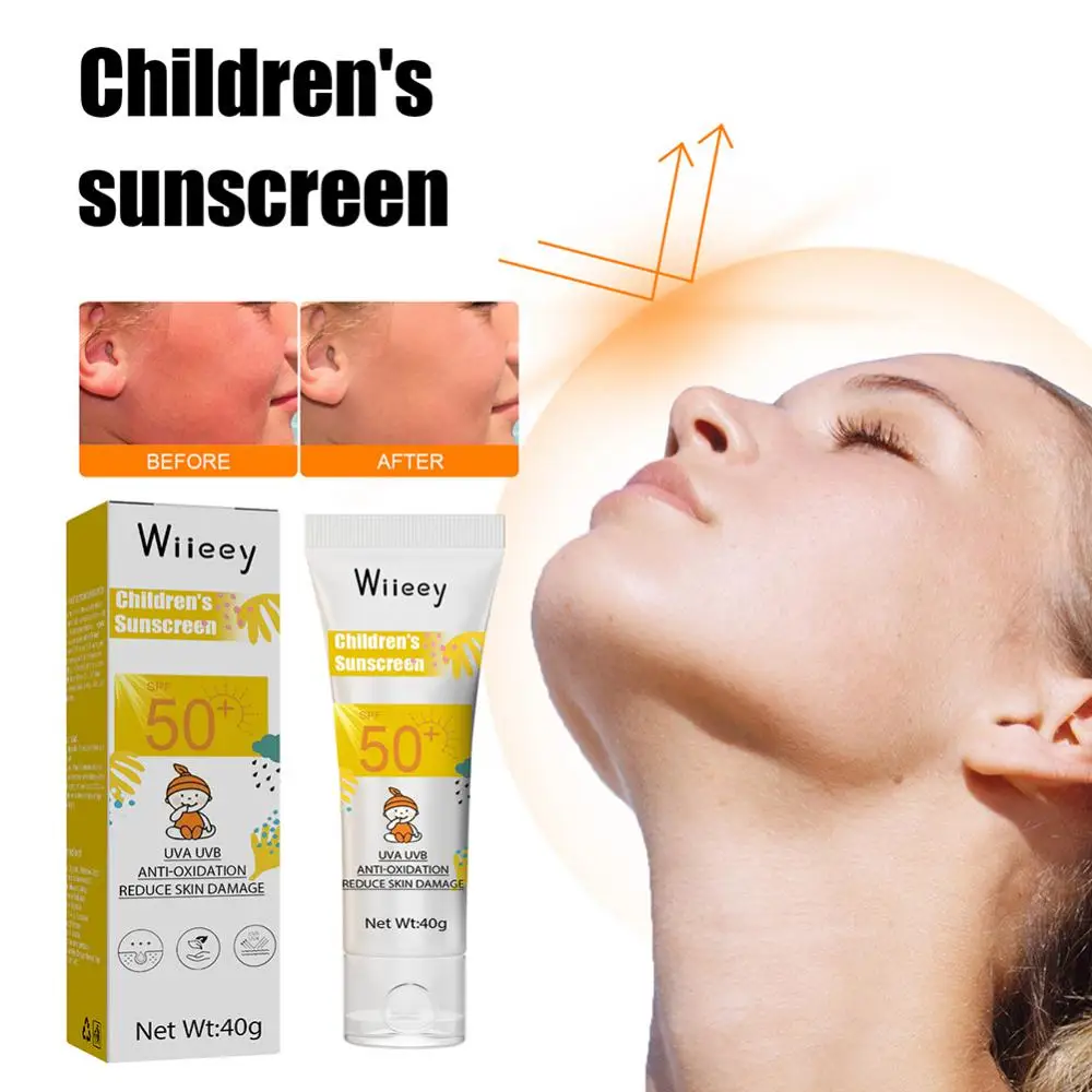 40g Facial Body Sunscreen Whitening Sun Cream Sunblock Skin Protective Anti-Aging Oil-control Moisturizing SPF 50