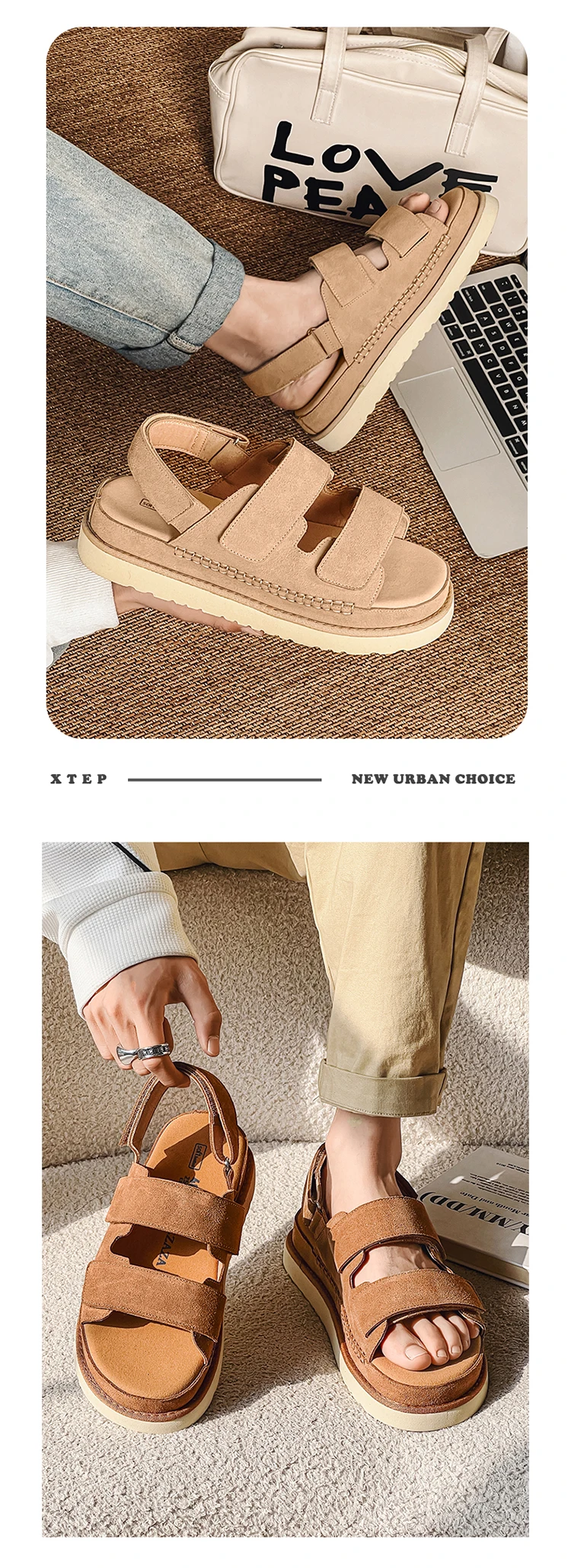 Hight Quality Summers New Street Style Genuine Leather Sandals For Men's Women Daily Outdoor Beach Dress Height Increasing Shoes Scff4872fd2bc44b0af4d1300186120b6U