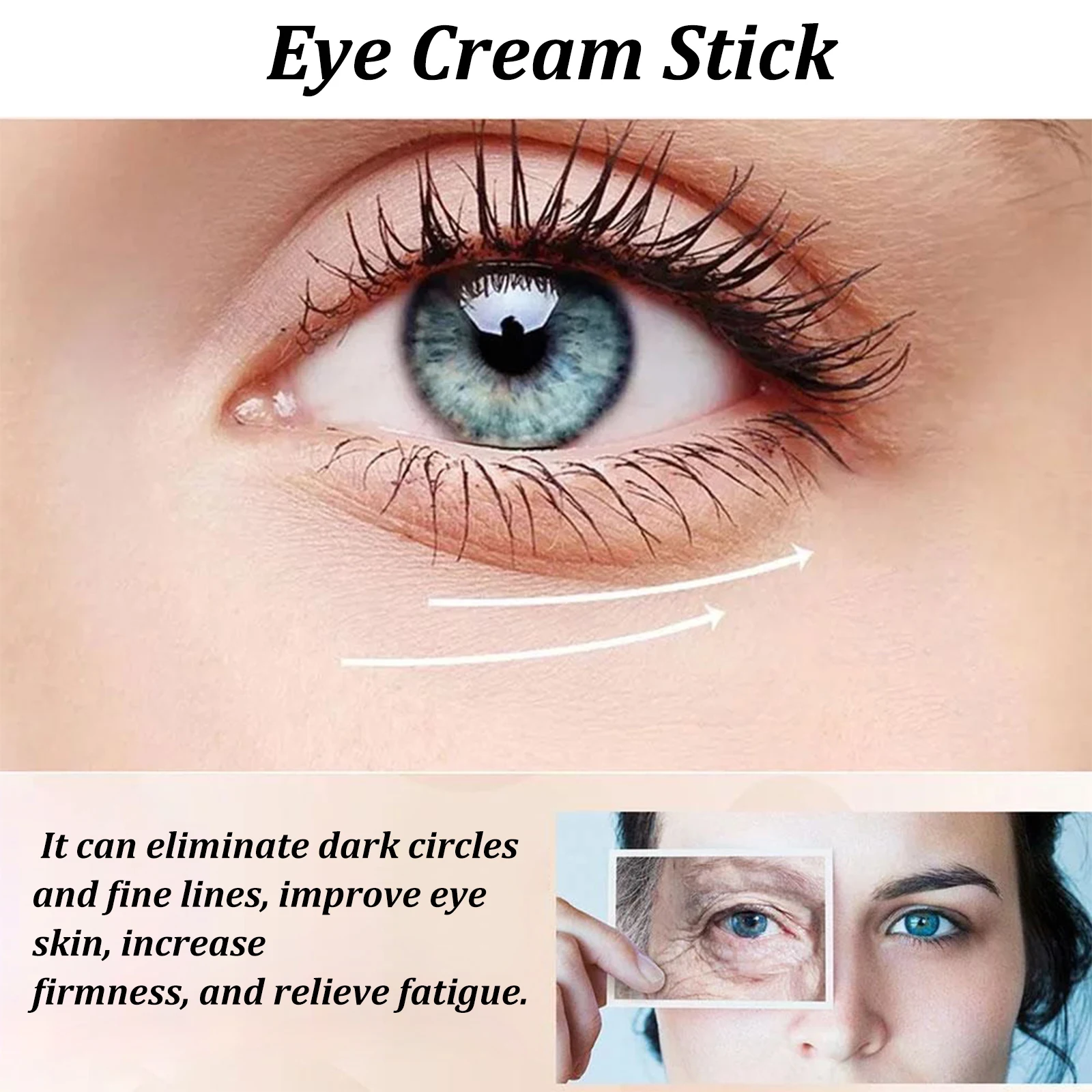 1/2/4 Stück Schnecken-Augencreme-Stick, Kollagen, feuchtigkeitsspendende Augenbehandlung für Augenringe, reduziert Schwellungen und Falten, Creme, Augenpflege – Detail 5