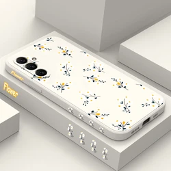 Stunning Flower Silicone Phone Case Cover - Samsung A70 (White)