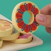 Wooden Doughnut Colors Pairing Toys, Montessori Early Education Puzzle, Color Matching Game, Kindergarten Game 5