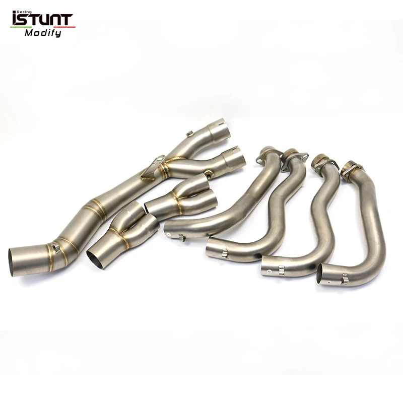 For YAMAHA YZF-R1 MT10 2015-2020 Motocross Muffler Motorcycle Exhaust Full System Espace Moto Middle Front Pipe Modified - Image 3