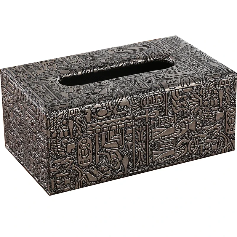 Continental Cortical Napkin Tissue Box, European, Living Room, Tea Hotel, Restaurant, Paper Pickbox 2