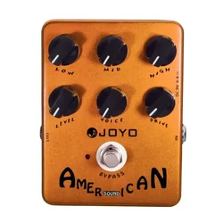 JOYO JF-14 American Sound AMP Simulator Pedal of FD 57 Deluxe Amplifier from Clean to Overdrive Sound for Electric Guitar Effect