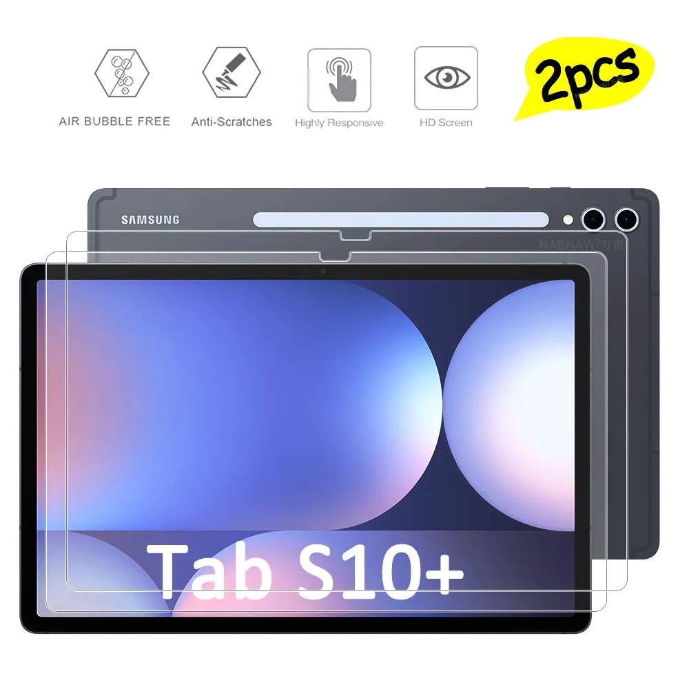 Premium Clear Tempered Glass Screen Protector, HD Scratch-Proof, Oil-Coated, 2-Pack