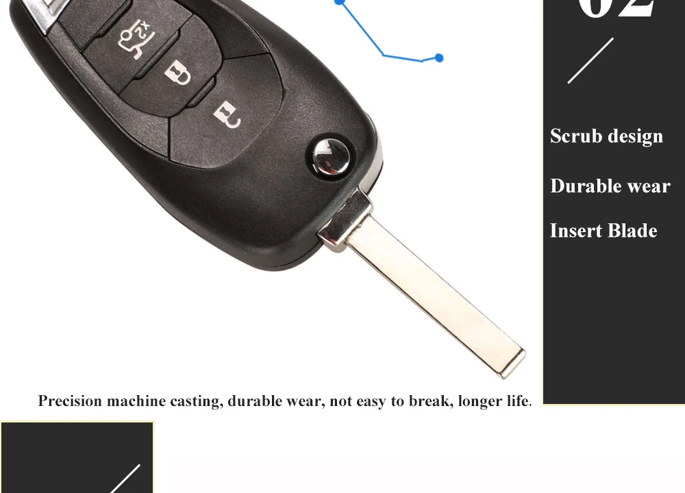 Chiave/Telecomando Per Chevrolet Cruze 2015 Cavalier Trax Sonic Spark 2019 433.92mhz Fsk 4a Chip Pcb Originale - Jingyuqin 10pcs A Scatto Chevrolet - Scff55d41b9e74f29988bdf19eda153c4H