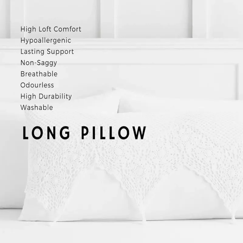 150x50CM White Long Body Pillow Anime Dakimakura Hugging Pillow Inner Soft Filling Core Bed Pillows for Otaku Sleeping Cushion