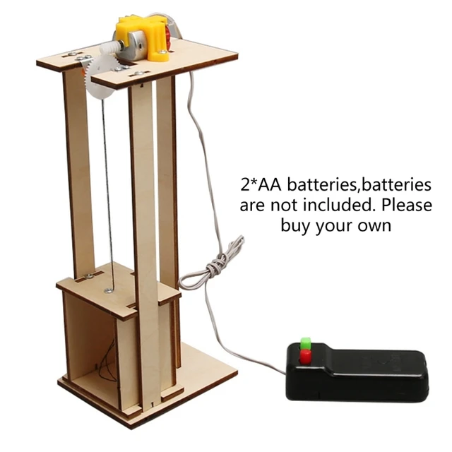 DIY Elevator Toy Set  Craft for Kids Science Model Electric Lift Experiment Kits for 7+ Years Old Boy Girl 3