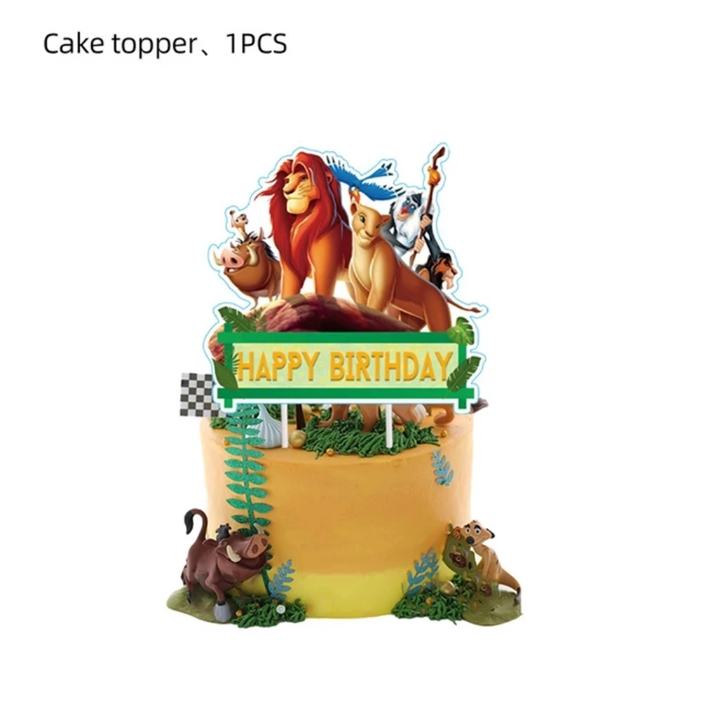 Xingsky König Der Löwen Tortendeko – 13-teiliges Set Mit Schloss & Cupcake-Toppern, Wiederverwendbar