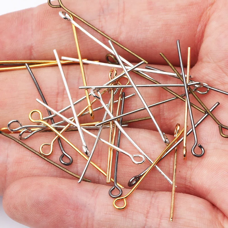 16-50mm Head Eye Pins Nine Character Needle Beads For Handmade
