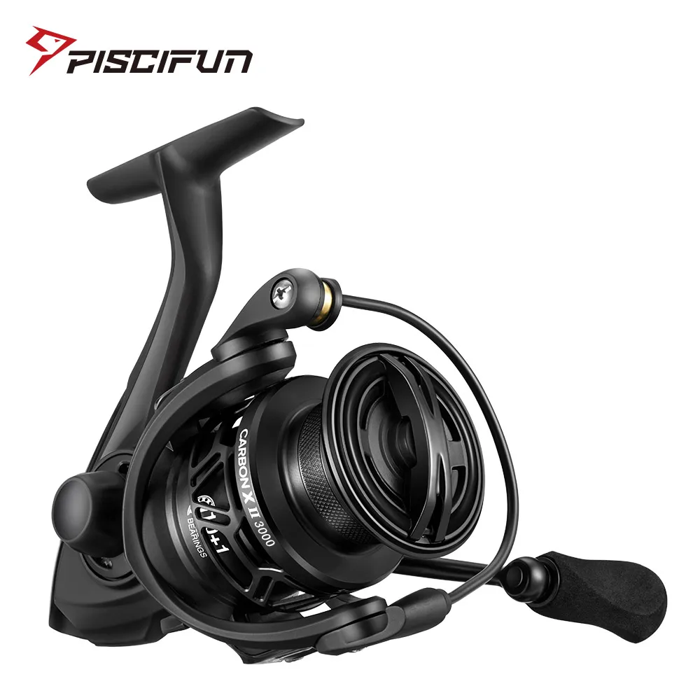 Moulinet spinning Piscifun Carbon X II 156g - 10+1 roulements frein 10kg pour pêche ultralégère précise