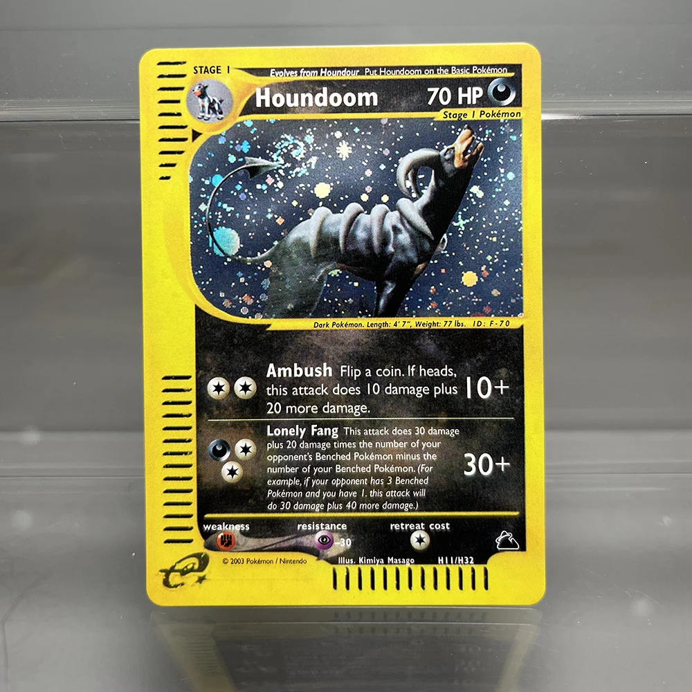 PKM Holographic PROXY Cards E-Card Series Celebi Charizard Ho-oh Alakazam PTCG Game Collection Cards Game Toys – Detail 14