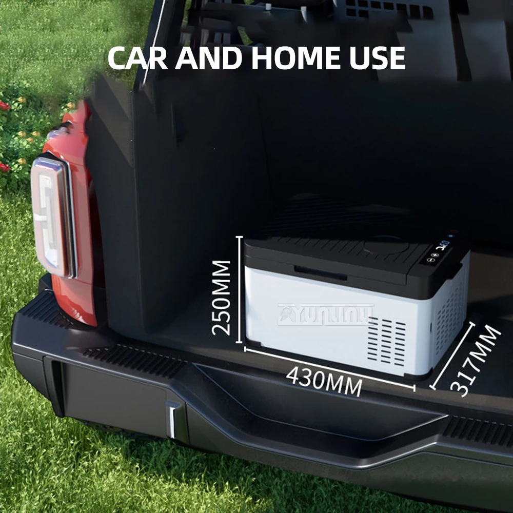 18L Refrigerator for Freezing and Preservation Portable Compressor Cooler Box 12v Car Fridge
