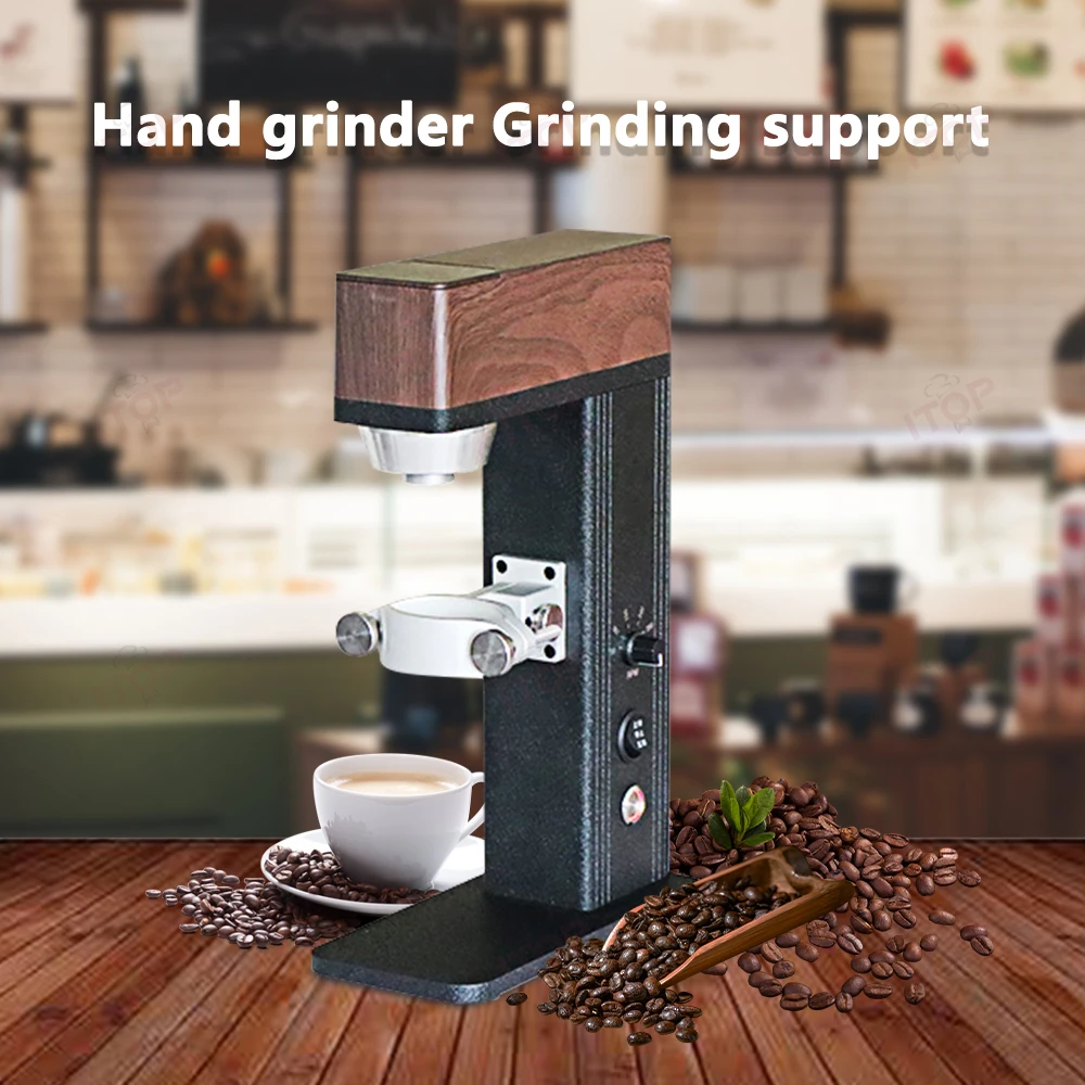 ITOP Manual Coffee Grinder Electric Power Spport Bracket Fit to Grinders Diameter of 50-60mm Adjustable Grinding Speed