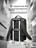 BOPAI Business backpack; Leather backpack; Multi-functional backpack; The first layer of cowhide backpack; Commuting backpack; L 6