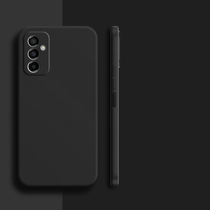 Shockproof Liquid Silicone TPU Phone Case in Black