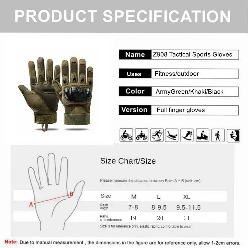 Outdoor Hunting Camping Protective GlovesTactical Fighting BoxingGloves Mountaineering Gloves Wilderness Survival Equipment